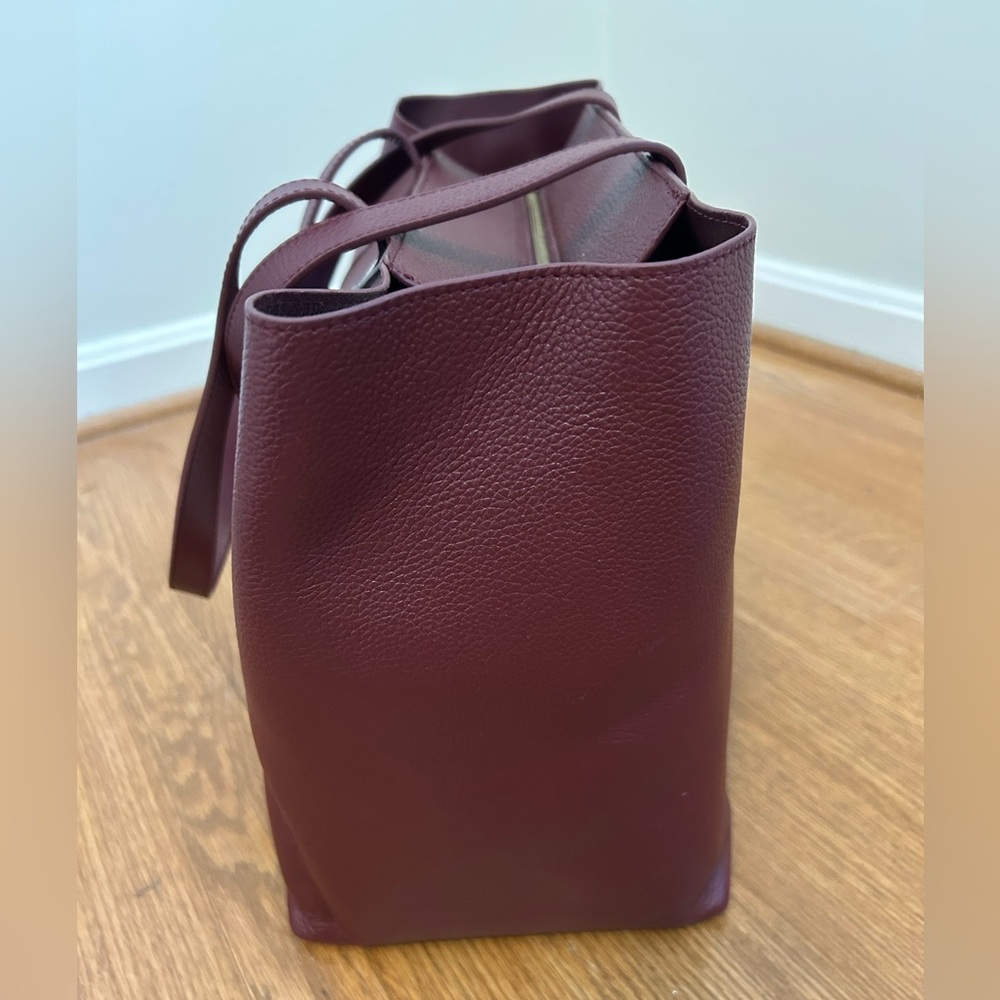 Sezane Gabin Bag - Burgundy Grained - Picture 6 of 13